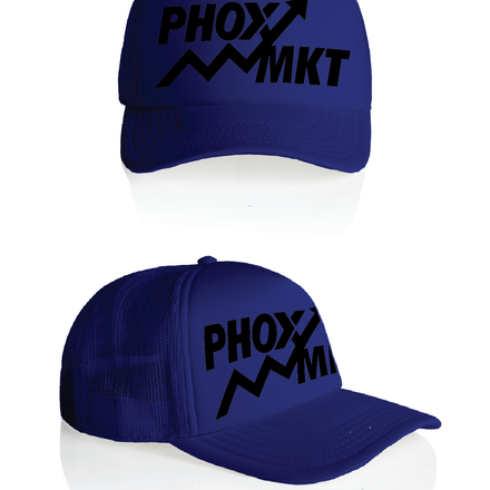 PHOX trucker blue & black