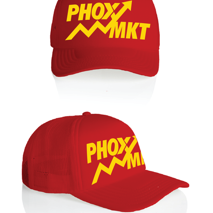 PHOX trucker red & yellow