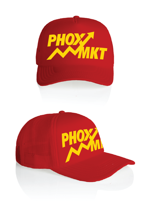 PHOX trucker red & yellow