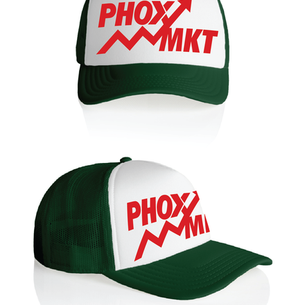 PHOX trucker green & red & white