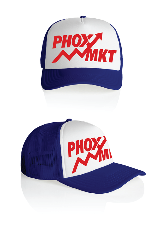 PHOX trucker Blue & red & white